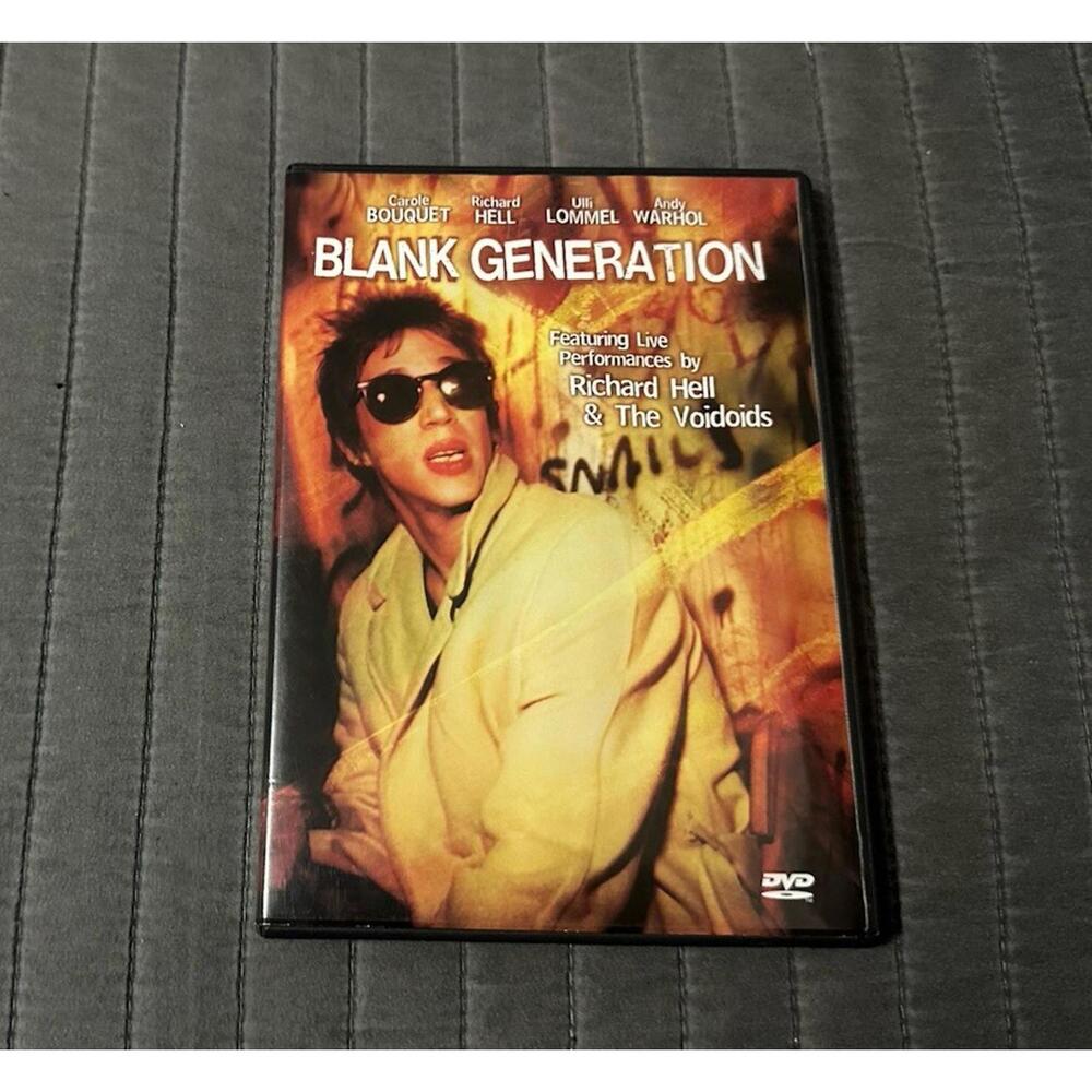 Blank Generation (DVD, 1980) Richard Hell Voidoids Andy Warhol Excellent